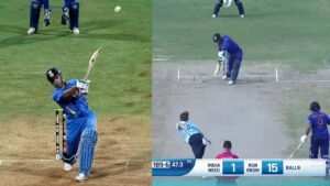 धोनी के स्टाइल में दिनेश बाना ने छक्के के साथ जिताया वर्ल्ड कप, वायरल वीडियो ने मचाया धमाल