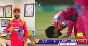 VIDEO:जड़े 9 छक्के अब झटके 5 विकेट, शादाब खान ने सजदा कर मनाया जश्न, फैंस बोले- अल्लाह बुरी…
