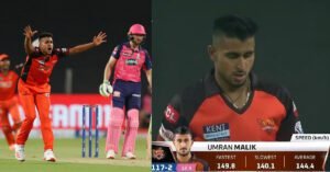 उमरान मलिक ने बिजली की रफ़्तार से फेंकी गेंद, IPL की सबसे तेज गेंद डाल रचा इतिहास, देखें टॉप 5