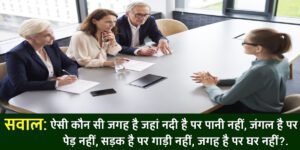 IAS Interview सवाल- ऐसी कौन सी जगह है जहां नदी है पर पानी नहीं, जंगल है पर पेड़ नहीं, सड़क है पर गाड़ी नहीं, जगह है पर घर नहीं?.
