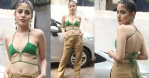 हरे रंग की ब्रा में टहलती नजर आईं उर्फी जावेद, प्रशंसकों में लगी आ’ग :VIDEO