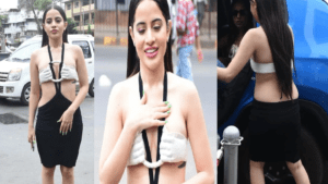 Video: दस्ताने से बनी ब्रा के साथ उर्फी जावेद ने एक डोरी पर लटकाई पूरी स्कर्ट, नया लुक देख उड़े फैंस के होश