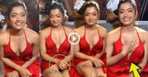 VIDEO: कैमरे के सामने प्रा’इवेट पा’र्ट छुपाती नजर आईं रश्मिका मंदाना, यूजर्स बोले..’ये भी बिगड़ गई’