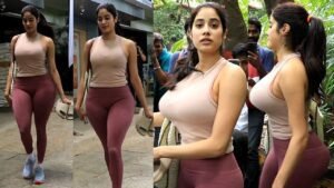 जाह्नवी कपूर ने बिना ब्रा के पहने इतने टाइट कपडे की दिखा अंदर का, देखे Video