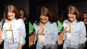 VIDEO: शहनाज गिल ने पहनी आगे से बेहद खु’ली ड्रे’स, कैमरे पड़ते ही लोगों के उड़े हो’श!