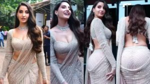 जालीदार ब्ला’उ’ज पहन, सर से पैर तक नोरा फतेही ने ढ’हा’ई क’या’म’त; VIDEO देख फैंस हुए म’द’हो’श