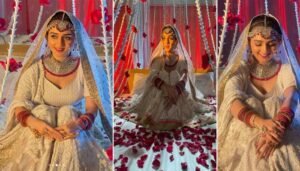 ‘सु’हा’ग’रा’त की सेज’ पर एक्ट्रेस ने फेवरेट पो’जी’श’न में शेयर की तस्वीरें, श’र्म से हुई लाल
