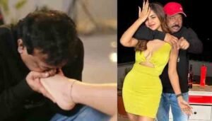 कभी जिस लड़की ने मारा था थ’प्प’ड़ अब उसी के पैर की ऊँ’ग’ली चाटते दिखे राम गोपाल वर्मा, जानिए कौन है ये लड़की!