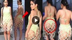 VIDEO: उर्फी जावेद ने जालीदार ड्रेस पहन बरपाया क’ह’र, फैंस देखकर हुए बे’का’बू!