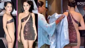 VIDEO: Urfi Javed ने पहनी बेहद बारीक ड्रेस, दिखने लगा सबकुछ, फिर एक महिला ने बचाई इ’ज्जत!