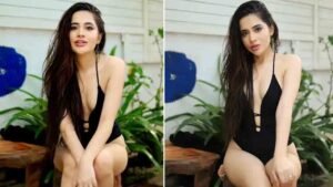 स्टूल पर बैठकर उर्फी जावेद ने मो’नोकि’नी में दिखाया पूरा ब’द’न, फैंस देख कर हुए बे’का’बू!