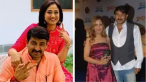 मनोज तिवारी की दूसरी पत्नी है बेहद खूबसूरत, देखे सुरभि तिवारी की हसीन तस्वीरे