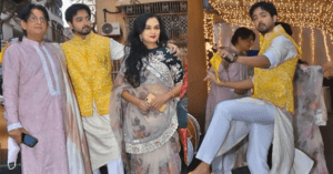 पद्मिनी कोल्हापुरे ने बेटे की शादी में किया जमकर डांस, भाई के रिसेप्शन में बॉयफ्रेंड संग पहुंची श्रद्धा कपूर तस्वीरें देखो