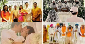 सगाई के दौरान खुद को रोक नहीं पाए राघव चड्ढा, सबके सामने परिणीति चोपड़ा संग किया लिप लॉक, देखिए तस्वीरें
