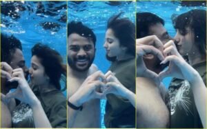 VIDEO: ಅಂಡರ್ ವಾಟರ್ ನಲ್ಲಿ ಪತ್ನಿ ನಿವೇದಿತಾಗೆ ಚುಂಬಿಸಿದ ಚಂದನ್ ಶೆಟ್ಟಿ