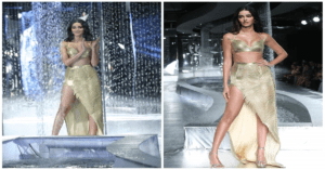 Ananya Panday ने गोल्डन शिमरी ड्रेस में रैंप पर बिखेरा हुस्न का जलवा, मिनटों में वायरल हो गईं फोटोज
