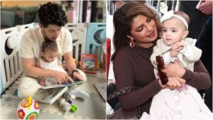 Priyanka और बेटी संग Nick ने शेयर की खूबसूरत पलों की तस्वीरें, मम्मी पापा संग BEACH पर मस्ती करती दिखीं नन्ही मालती