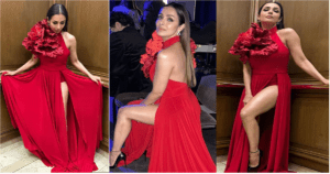 Malaika Arora Look: आगे से पीछे तक खुली ड्रेस पहनकर Malaika Arora ने रेड ड्रेस में छाया ऐसा कहर, फैंस के छूट गए पसीने