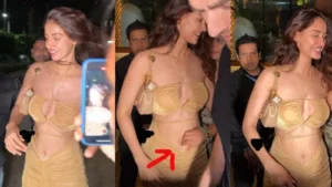 Disha Patani की खिसकती स्कर्ट को भीड़ में ही किसी ने उठाया ऊपर, कैमरे में कैद हो गया Oops Moment!