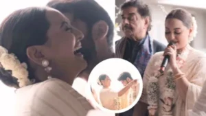 VIDEO: शादी के लिए बेताब थीं सोनाक्षी सिन्हा,वरमाला डालते ही जहीर को किया किस तो पिता शत्रुघ्न ने फेरा मुंह